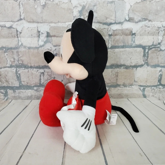Disney Mickey Mouse Plush Valentine Heart 13" Tall - Picture 6 of 9